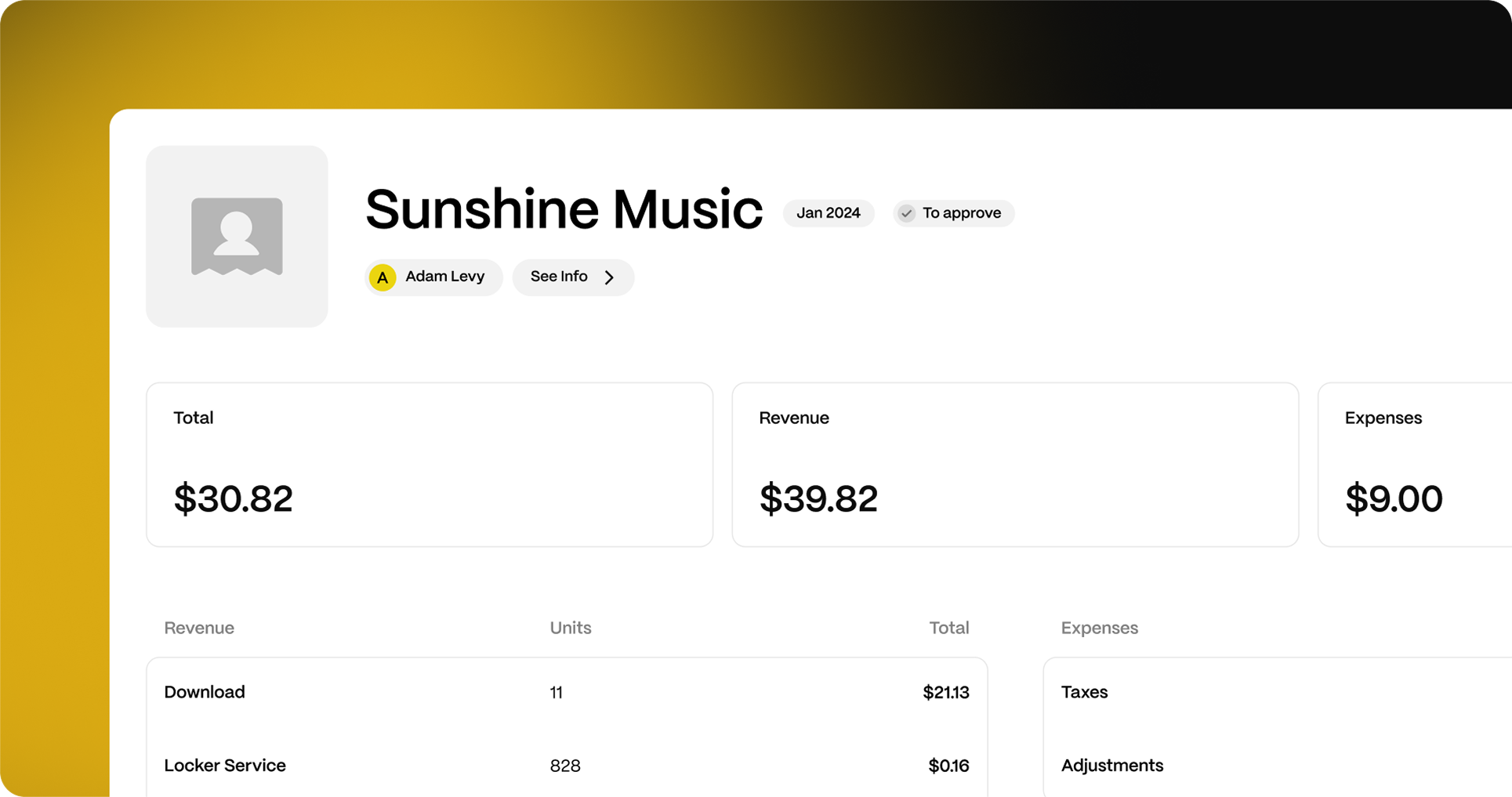 Label Support illustration