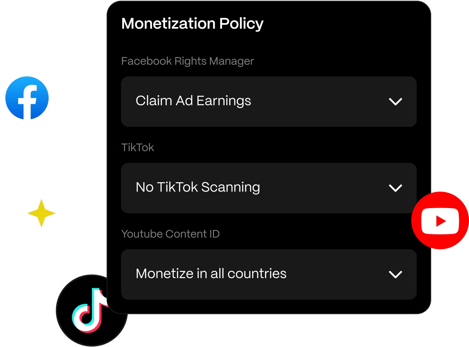Social media music monetization