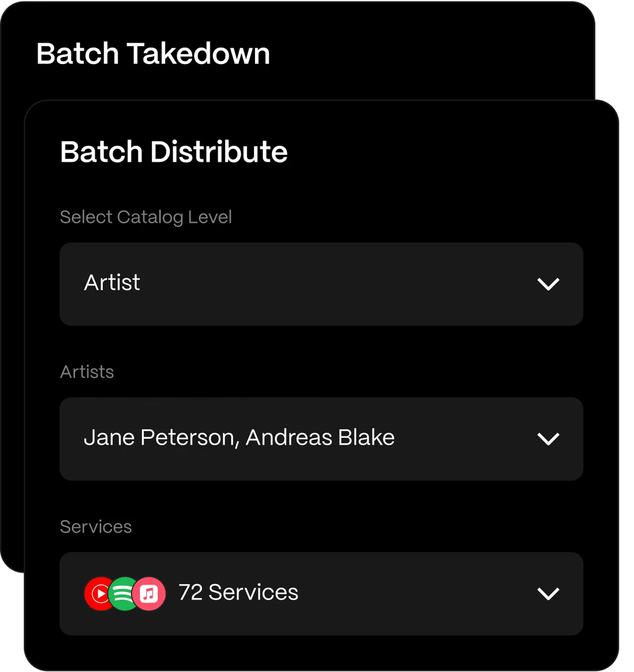 Batch distribution and release pipeline